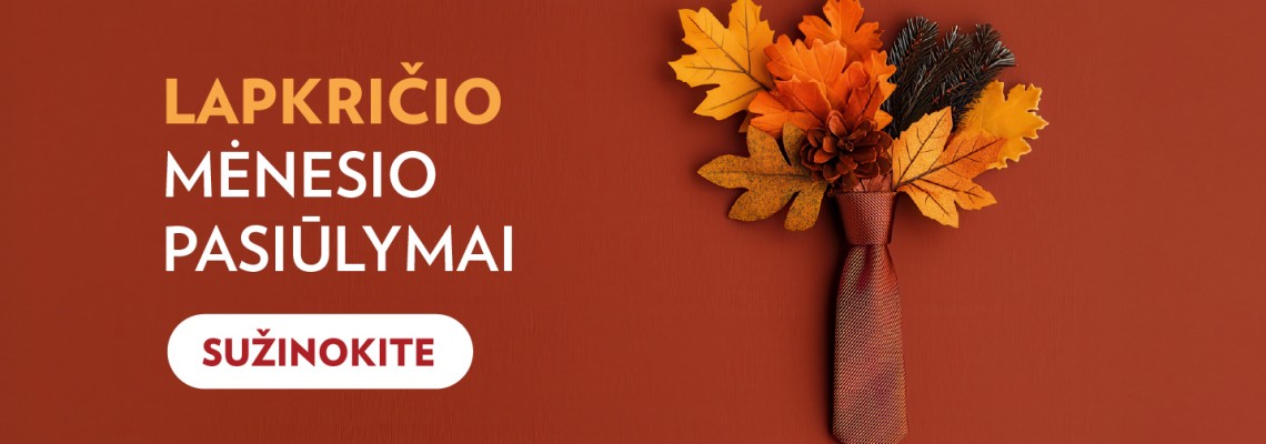 Lapkričio pasiūlymai